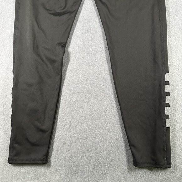 Hollister Leggings Womens Large Black Cut Out Ankle Pocket Activewear Yoga Gym - Picture 10 of 10